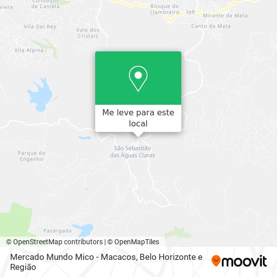 Mercado Mundo Mico - Macacos mapa