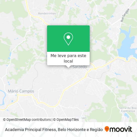 Academia Principal Fitness mapa