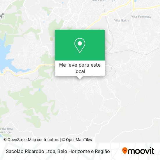 Sacolão Ricardão Ltda mapa