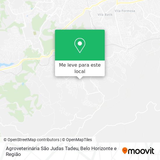 Agroveterinária São Judas Tadeu mapa