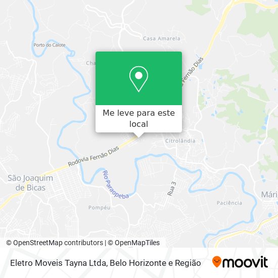 Eletro Moveis Tayna Ltda mapa