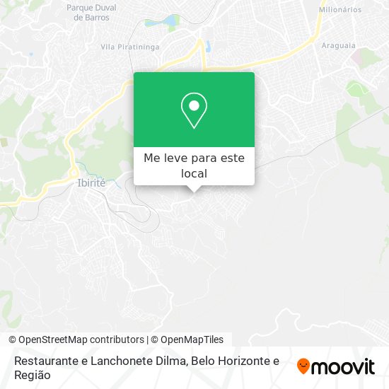 Restaurante e Lanchonete Dilma mapa