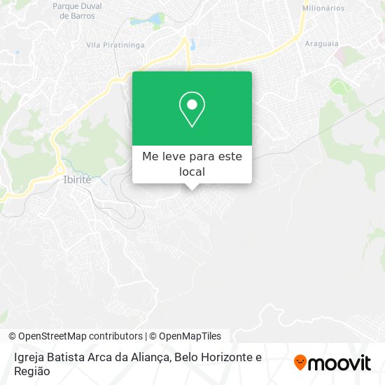 Igreja Batista Arca da Aliança mapa