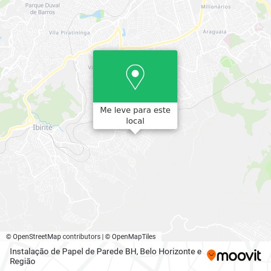 Instalação de Papel de Parede BH mapa