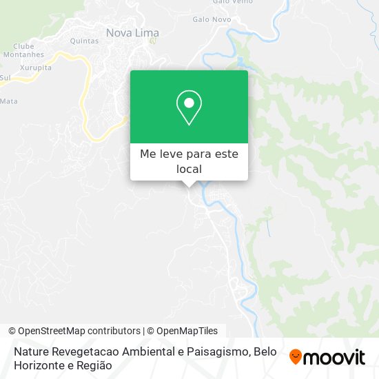 Nature Revegetacao Ambiental e Paisagismo mapa