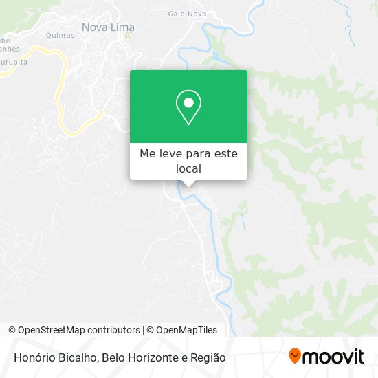Honório Bicalho mapa