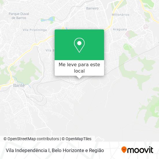 Vila Independência I mapa
