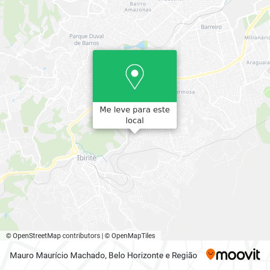 Mauro Maurício Machado mapa