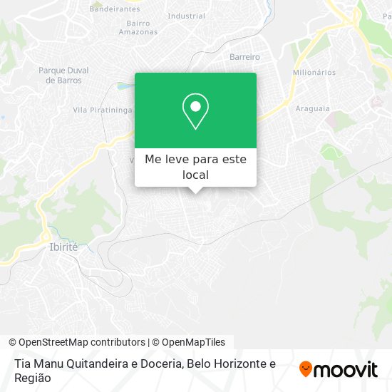 Tia Manu Quitandeira e Doceria mapa