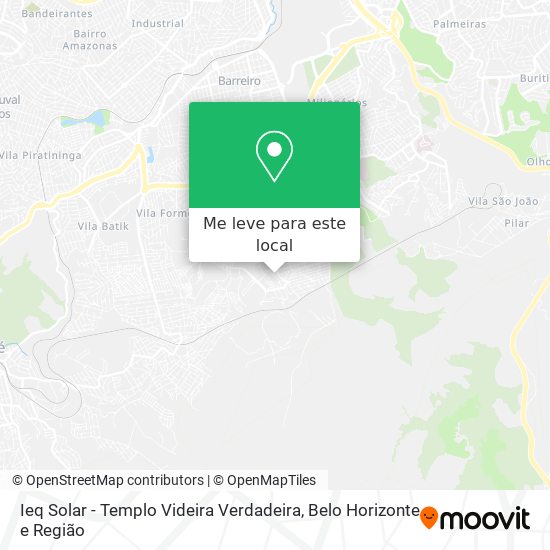Ieq Solar - Templo Videira Verdadeira mapa