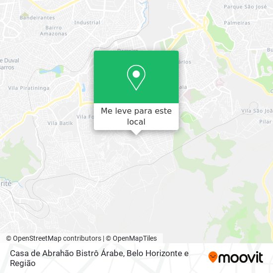 Casa de Abrahão Bistrô Árabe mapa