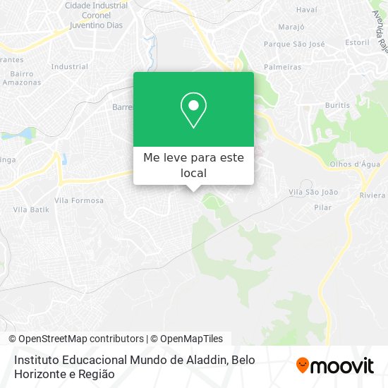 Instituto Educacional Mundo de Aladdin mapa
