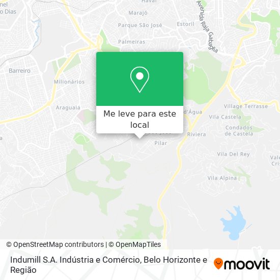 Indumill S.A. Indústria e Comércio mapa