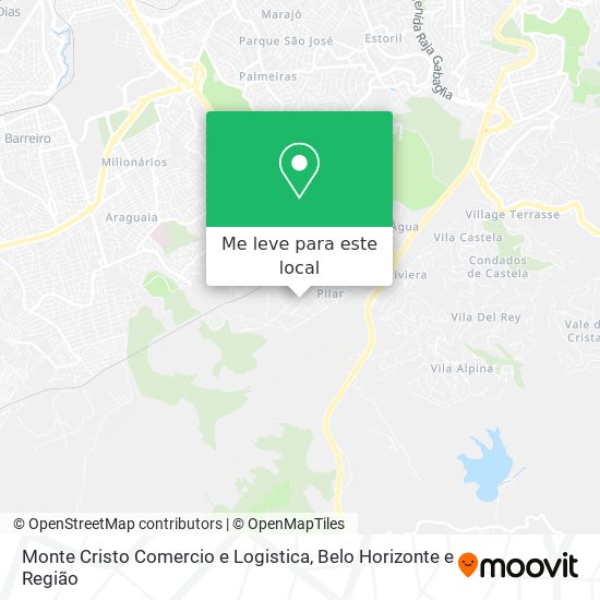 Monte Cristo Comercio e Logistica mapa