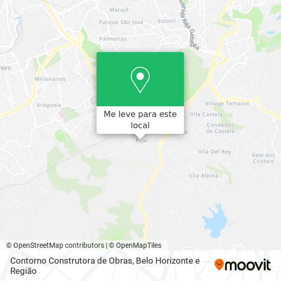 Contorno Construtora de Obras mapa