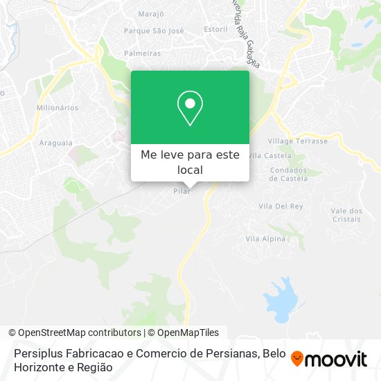 Persiplus Fabricacao e Comercio de Persianas mapa