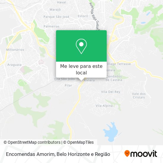 Encomendas Amorim mapa