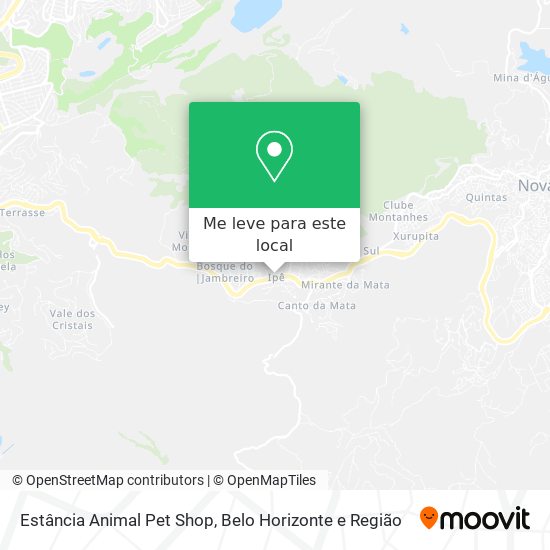 Estância Animal Pet Shop mapa
