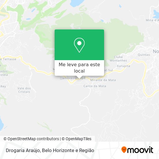 Drogaria Araújo mapa