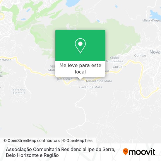 Associação Comunitaria Residencial Ipe da Serra mapa