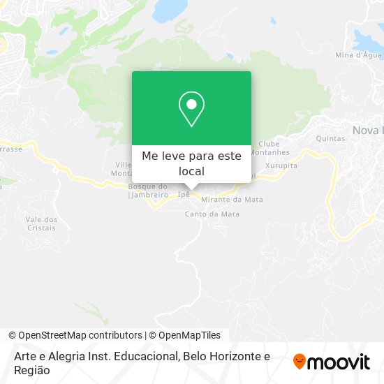 Arte e Alegria Inst. Educacional mapa