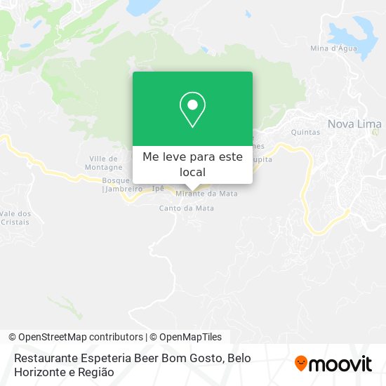 Restaurante Espeteria Beer Bom Gosto mapa
