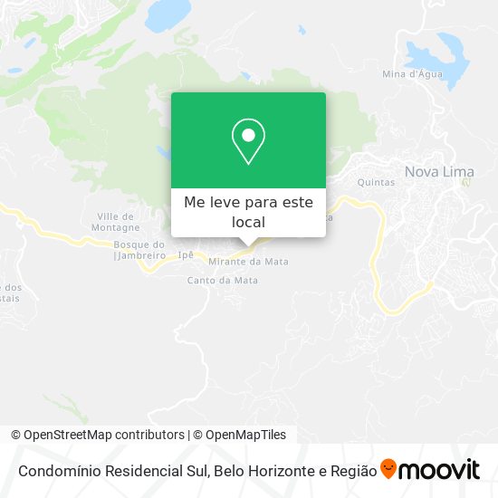 Condomínio Residencial Sul mapa
