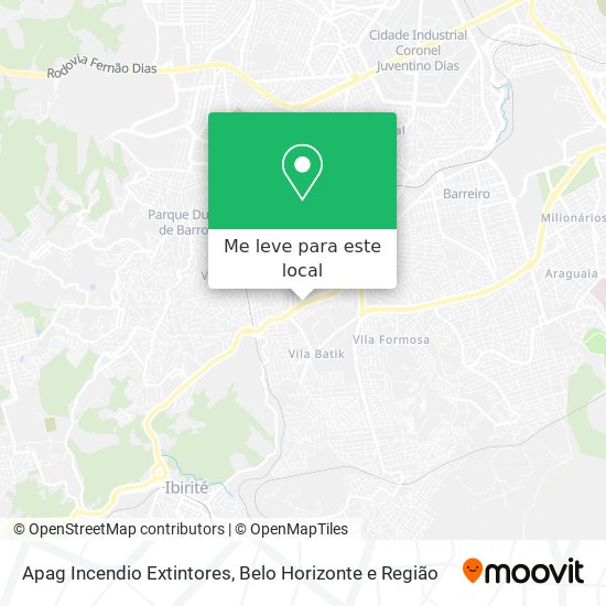 Apag Incendio Extintores mapa