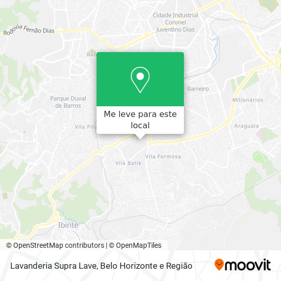 Lavanderia Supra Lave mapa