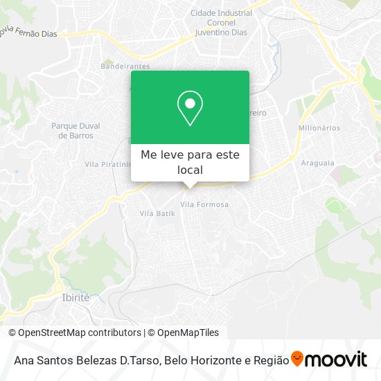 Ana Santos Belezas D.Tarso mapa