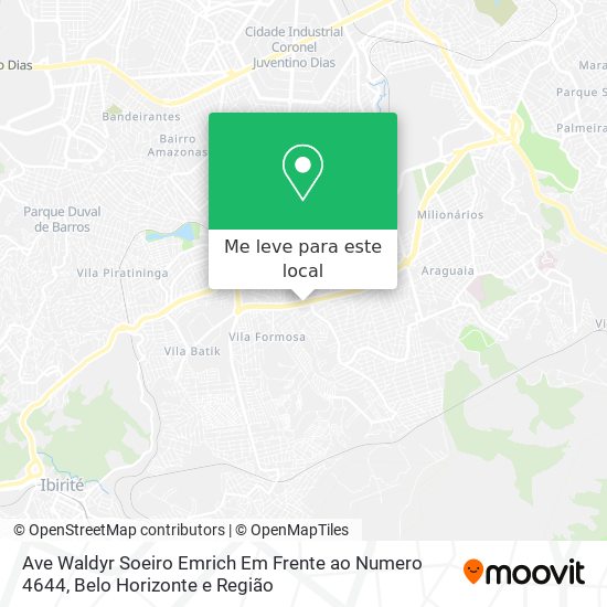 Ave Waldyr Soeiro Emrich Em Frente ao Numero 4644 mapa