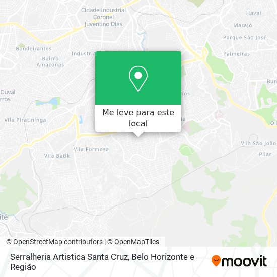 Serralheria Artistica Santa Cruz mapa
