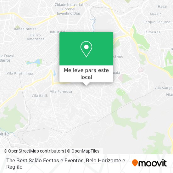 The Best Salão Festas e Eventos mapa