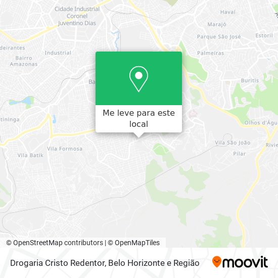 Drogaria Cristo Redentor mapa