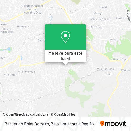 Basket do Point Barreiro mapa