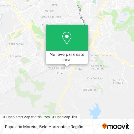 Papelaria Moreira mapa