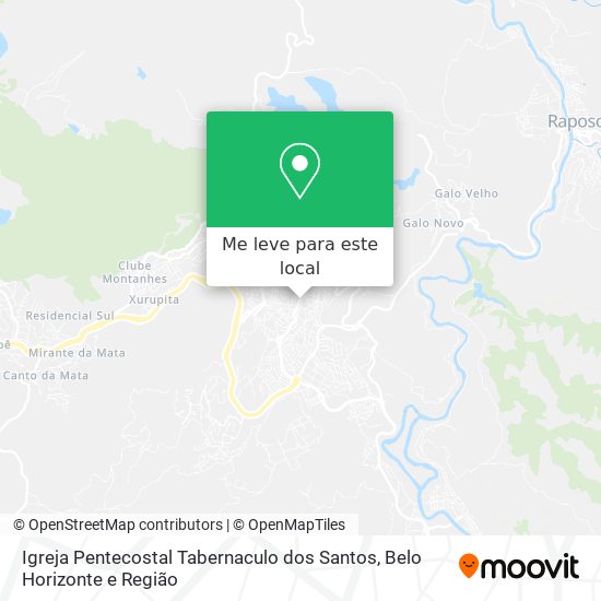 Igreja Pentecostal Tabernaculo dos Santos mapa