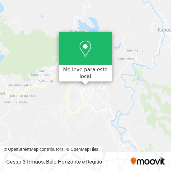 Gesso 3 Irmãos mapa
