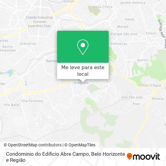 Condominio do Edificio Abre Campo mapa