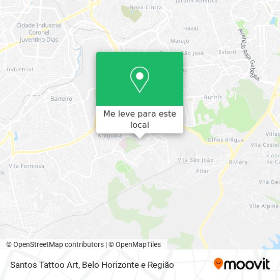 Santos Tattoo Art mapa