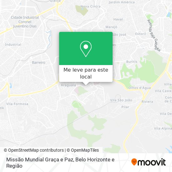 Missão Mundial Graça e Paz mapa