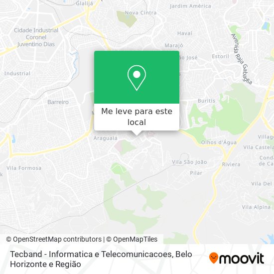 Tecband - Informatica e Telecomunicacoes mapa