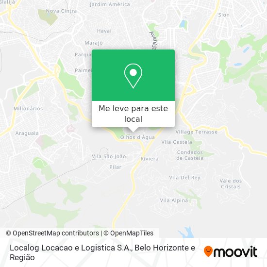 Localog Locacao e Logistica S.A. mapa