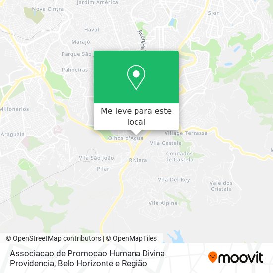 Associacao de Promocao Humana Divina Providencia mapa