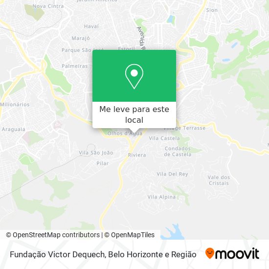 Fundação Victor Dequech mapa