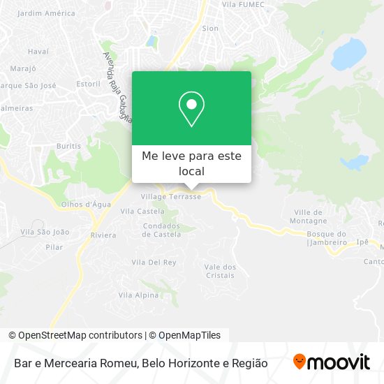 Bar e Mercearia Romeu mapa