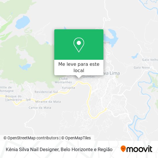Kênia Silva Nail Designer mapa