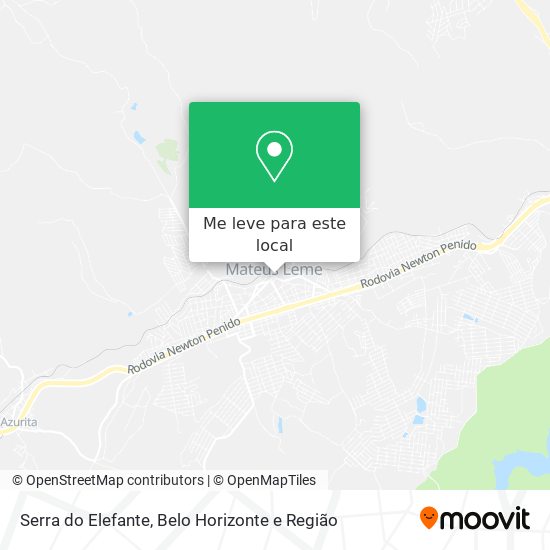 Serra do Elefante mapa