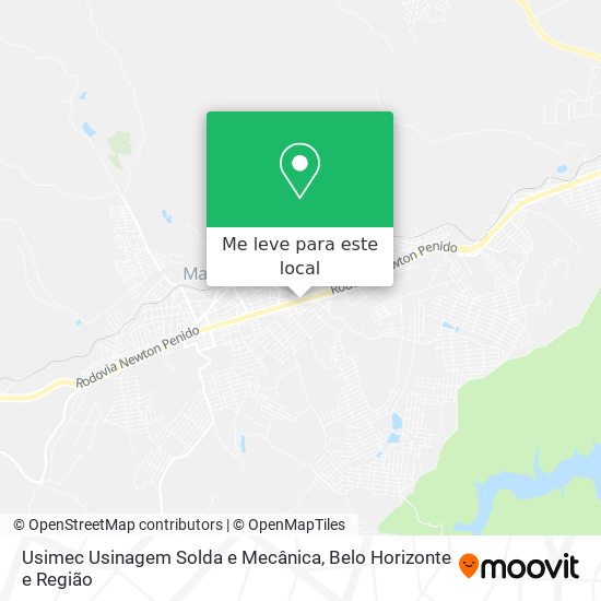 Usimec Usinagem Solda e Mecânica mapa