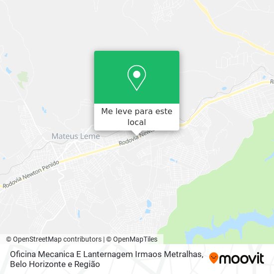 Oficina Mecanica E Lanternagem Irmaos Metralhas mapa